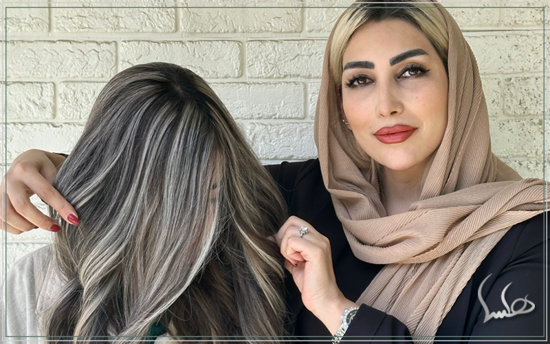 سالن مناسب برای رنگ و لایت مو