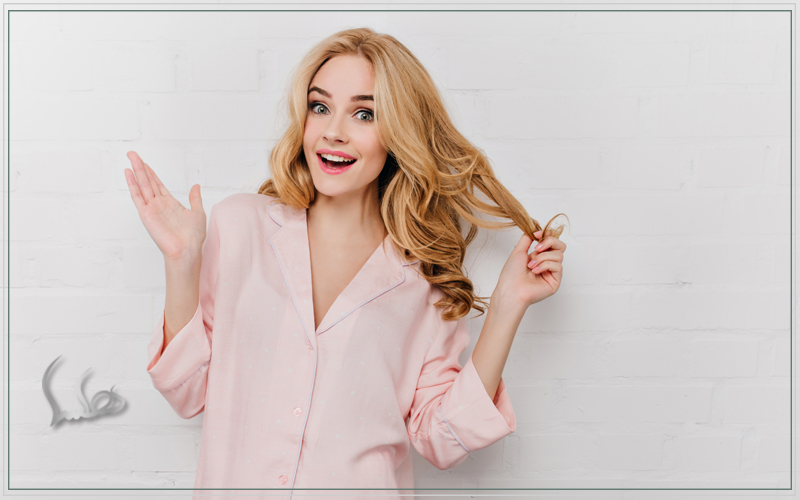 افزایش حجم مو با رنگ و لایت