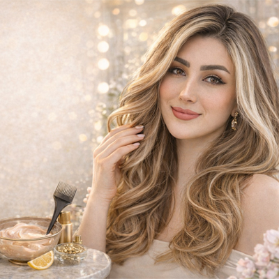 بهترین رنگ مو برای بهار